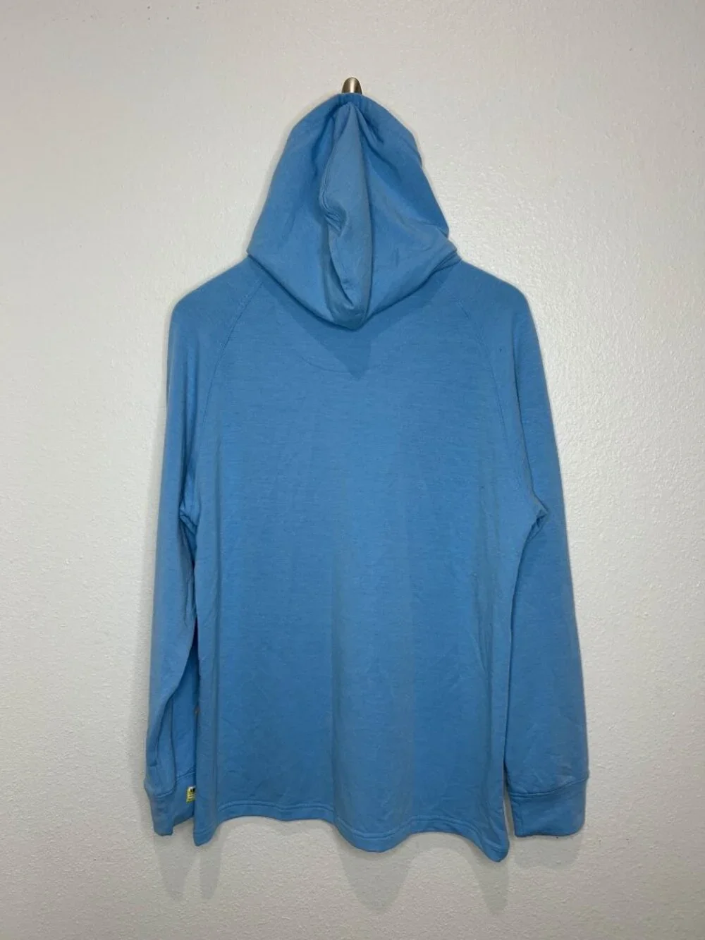 NWT Texas Rangers Blue Lightweight Henley Hoodie Men's Medium MSRP $50